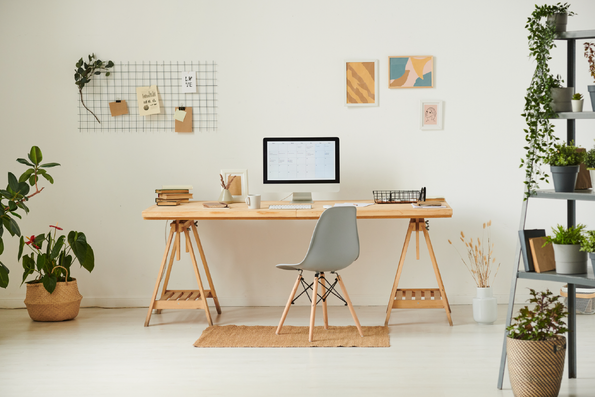 Ambiente com decoração minimalista. Representa os produtos mais vendidos na internet
